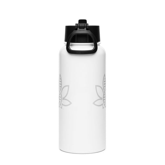 CannaTape Sport MUG CannaTape Sport Hydration Bottle — Glacier | 32 oz Insulated Stainless Steel Water Bottle with Straw Transdermal CBD best for pain and sore