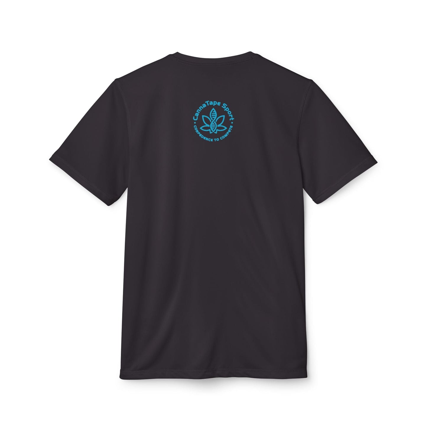 Printify T-Shirt CTS, CannaTape Blue Adidas Unisex Sport T-shirt Transdermal CBD best for pain and sore