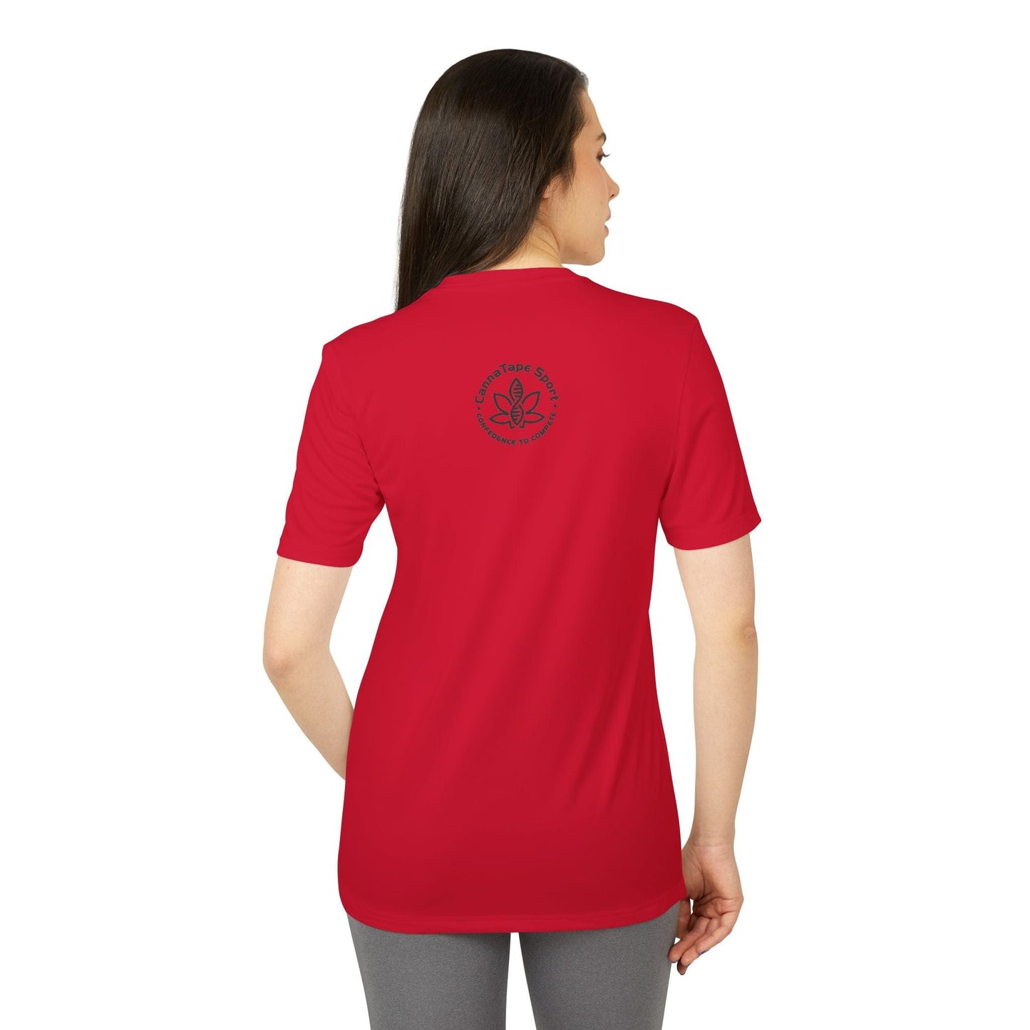 Printify T-Shirt CTS, CannaTape Fire Adidas Unisex Sport T-shirt Transdermal CBD best for pain and sore