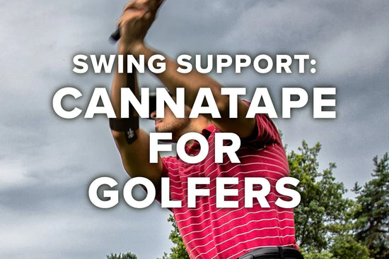 CBD kinesiology tape for golfers: Swing Support