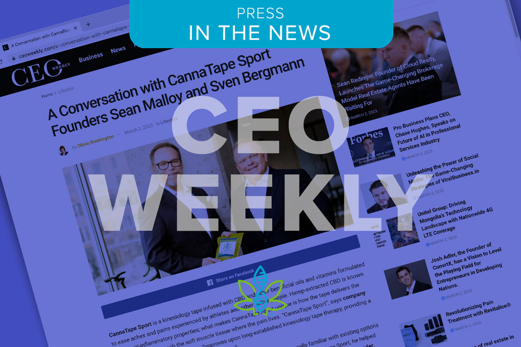 CannaTape Sport Founders Q&A with CEO Weekly