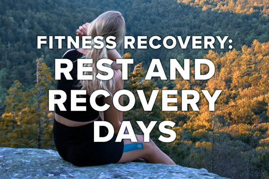 Hiker supporting an active recovery routine outdoors