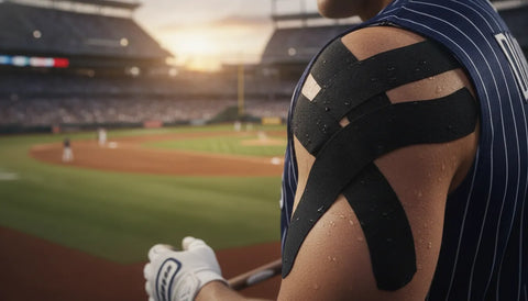 CBD Kinesiology Tape for Baseball Players: Game-Day Support
