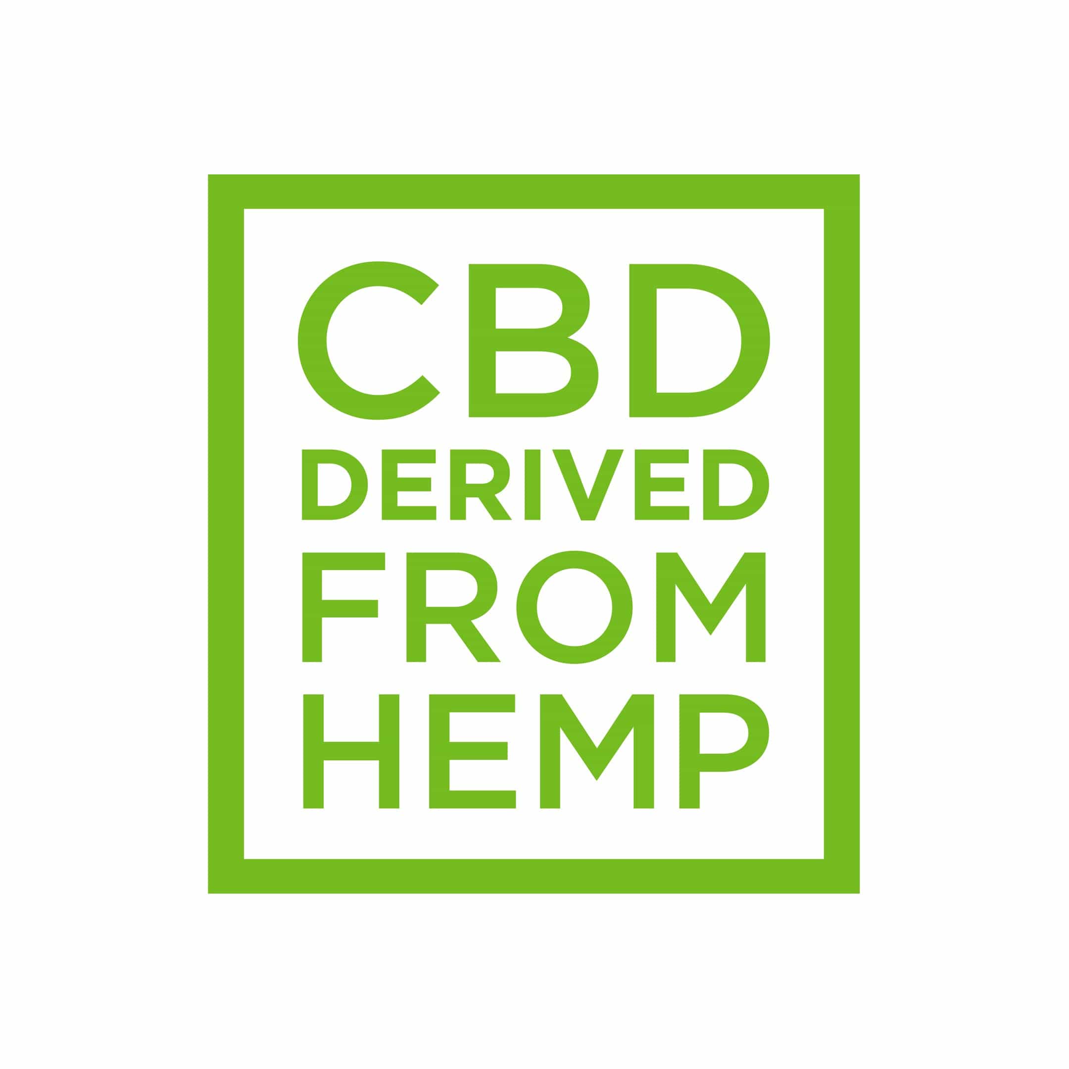 CBD Derived From Hemp Badge CannaTape Sport