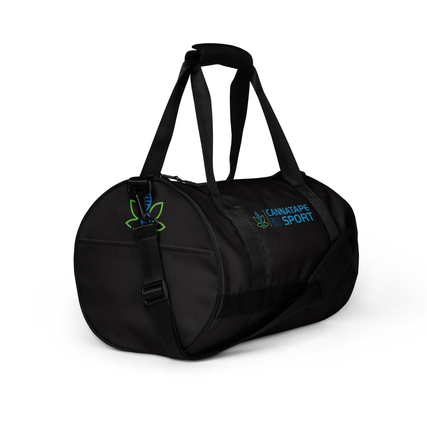 CannaTape Sport CUT-SEW CannaTape Sport, Range Duffel | Compact Gym & Everyday Barrel Bag — 17″ Performance Carry Transdermal CBD best for pain and sore
