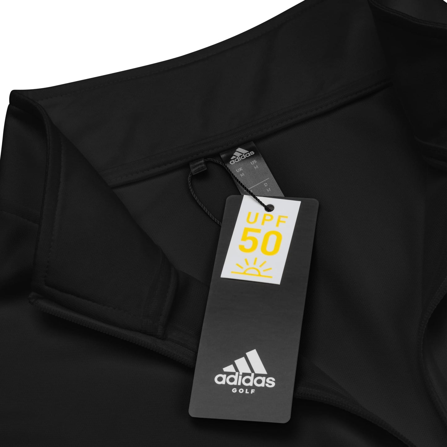 CannaTape Sport EMBROIDERY Deep Current, Quarter-Zip Pullover — Adidas® Performance Layer Transdermal CBD best for pain and sore