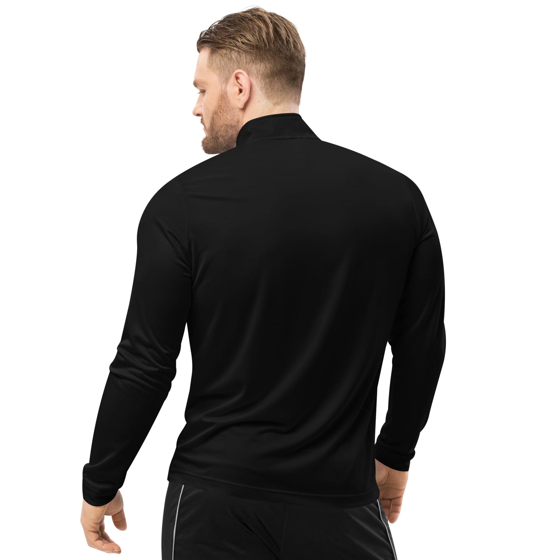 CannaTape Sport EMBROIDERY Deep Current, Quarter-Zip Pullover — Adidas® Performance Layer Transdermal CBD best for pain and sore