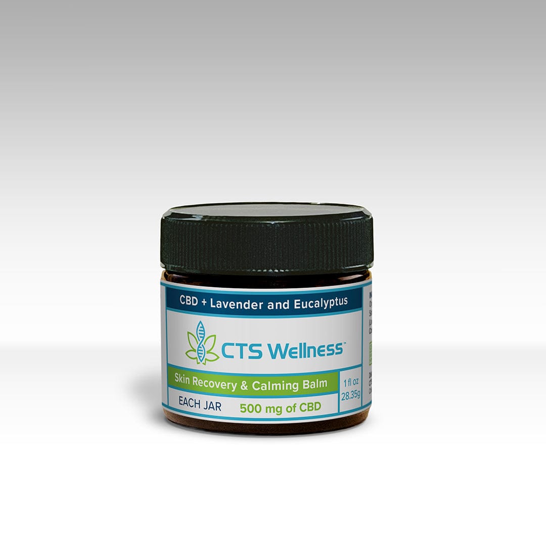 CannaTape Sport Exercise & Fitness CTS Wellness Skin Recovery & Calming Balm Transdermal CBD best for pain and sore