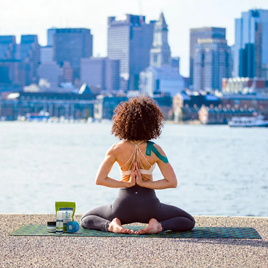 CannaTape Sport Exercise & Fitness Yoga Flow Kit Transdermal CBD best for pain and sore