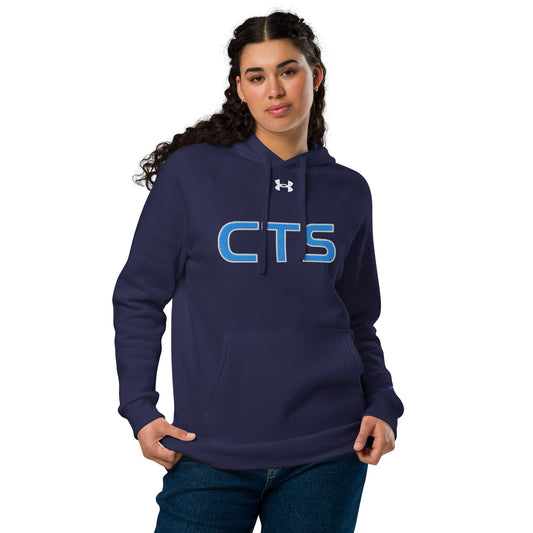 CannaTape Sport Hoodie CannaTape Sport, Pinnacle CTS Monogram Hoodie — Deep Current | Under Armour® Rival Fleece Embroidered Hoodie Transdermal CBD best for pain and sore