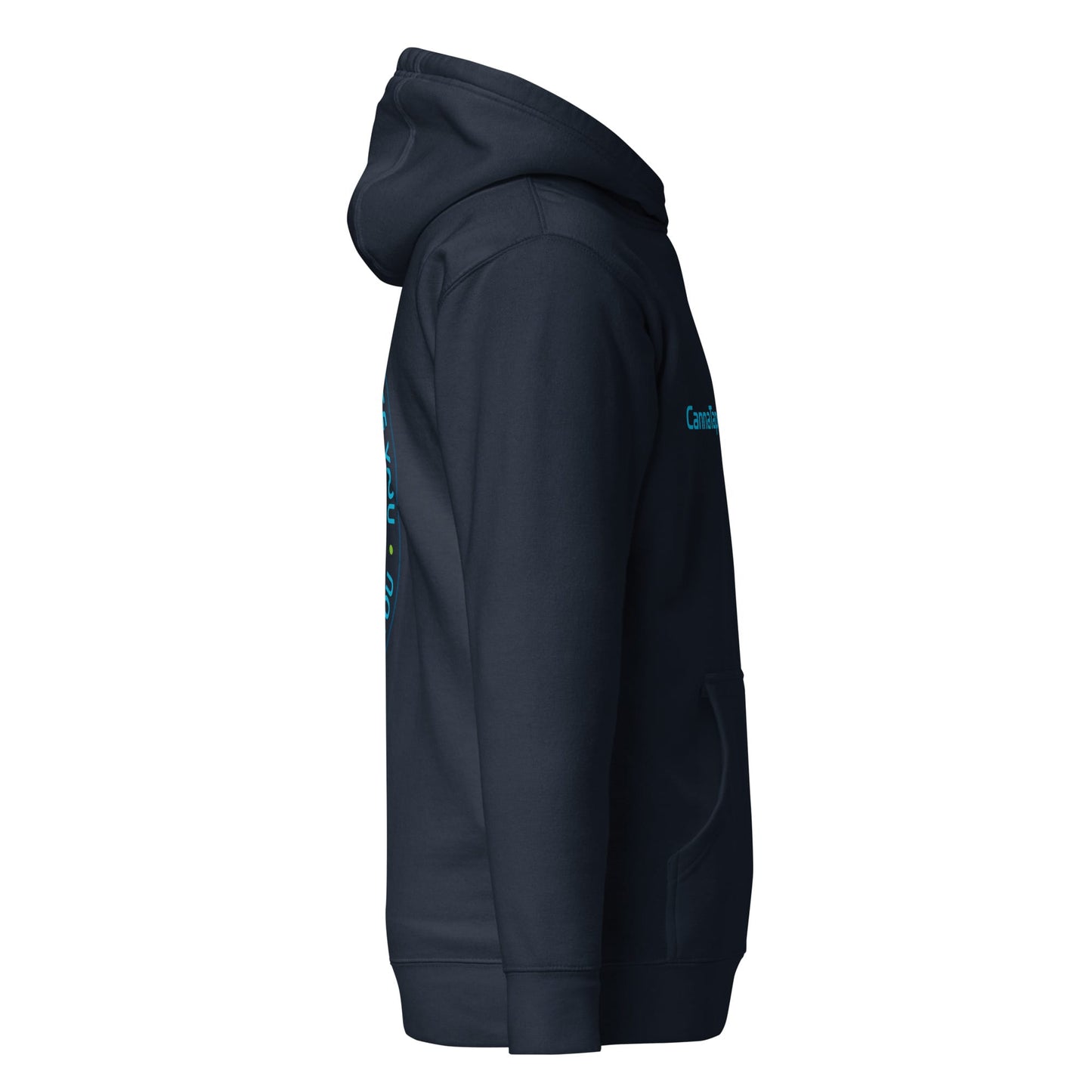 CannaTape Sport T-SHIRT CannaTape Sport, Resolve Hoodie — Deep Current | Navy Graphic Pullover Hoodie Transdermal CBD best for pain and sore
