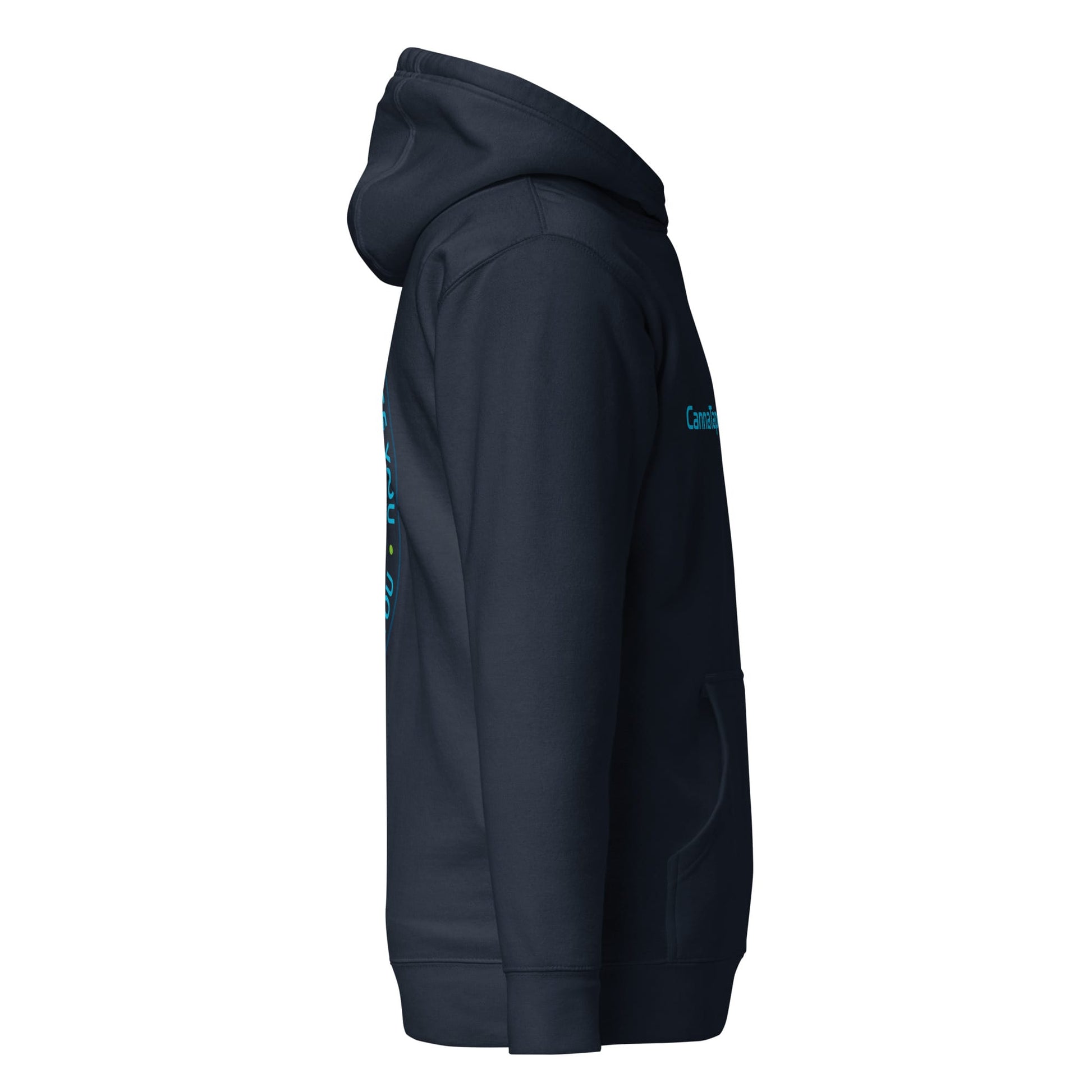CannaTape Sport T-SHIRT CannaTape Sport, Resolve Hoodie — Deep Current | Navy Graphic Pullover Hoodie Transdermal CBD best for pain and sore