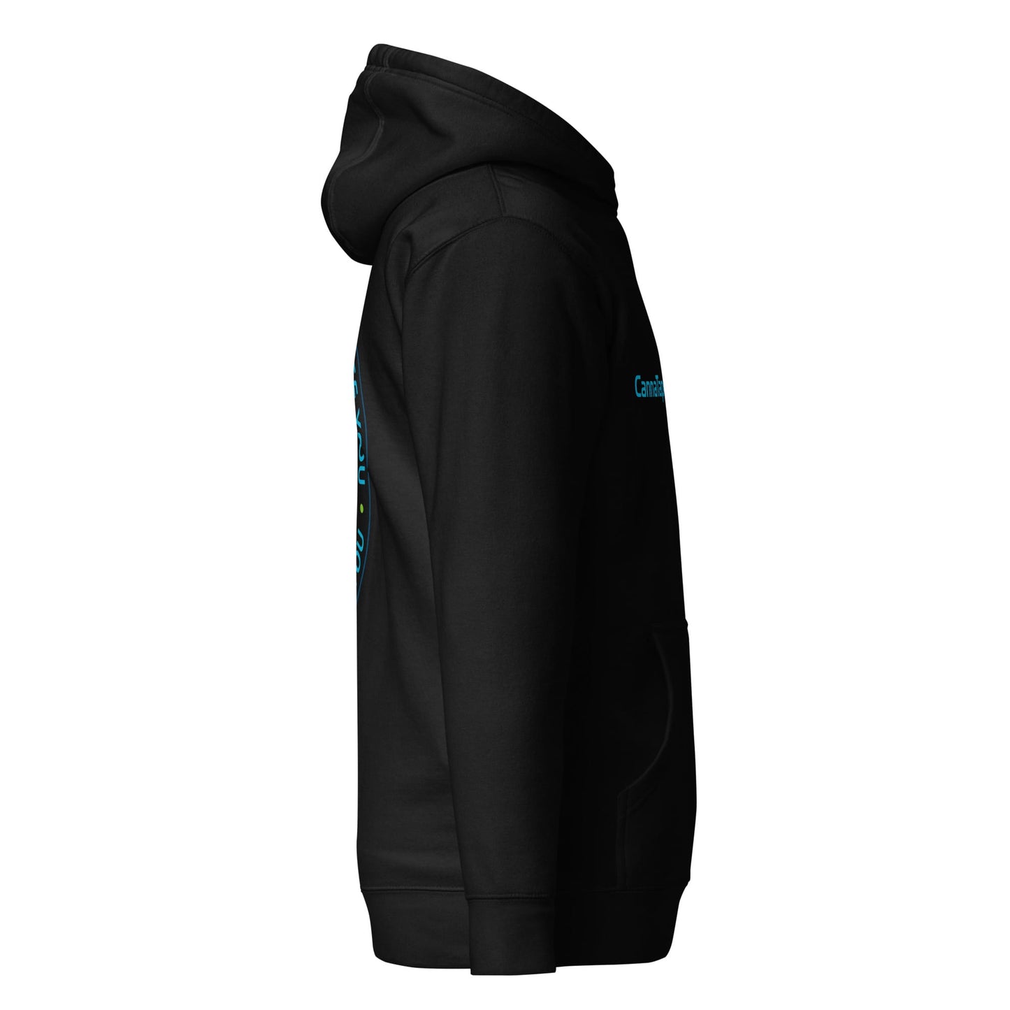 CannaTape Sport T-SHIRT CannaTape Sport, Resolve Hoodie — Onyx | Black Graphic Pullover Hoodie Transdermal CBD best for pain and sore