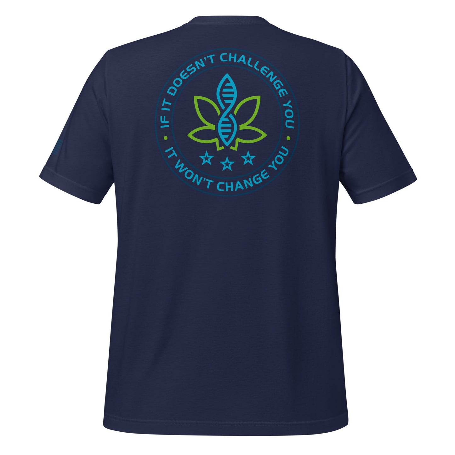 CannaTape Sport T-SHIRT CannaTape Sport, Resolve Logo Tee — Deep Current | Navy Graphic T-Shirt Transdermal CBD best for pain and sore