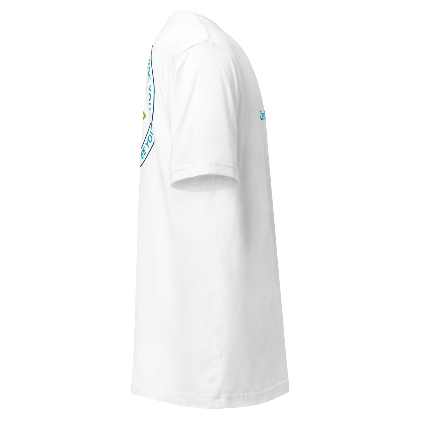 CannaTape Sport T-SHIRT CannaTape Sport, Resolve Logo Tee — Glacier | White Graphic T-Shirt Transdermal CBD best for pain and sore