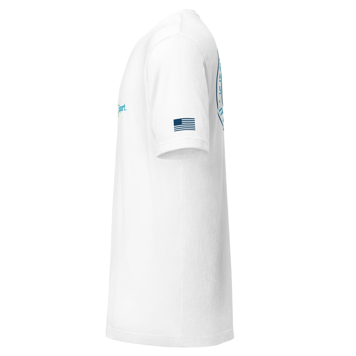 CannaTape Sport T-SHIRT CannaTape Sport, Resolve Logo Tee — Glacier | White Graphic T-Shirt Transdermal CBD best for pain and sore