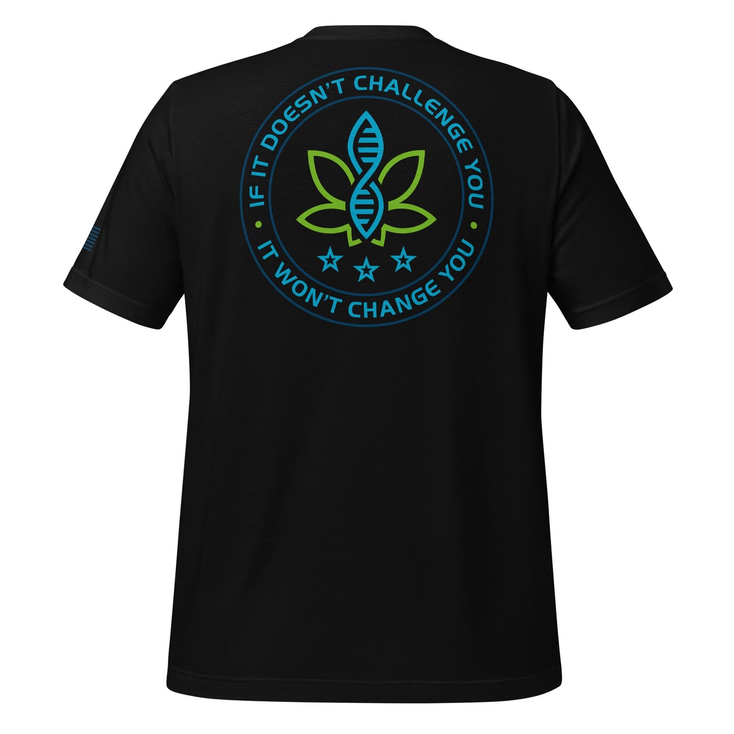 CannaTape Sport T-SHIRT CannaTape Sport, Resolve Logo Tee — Onyx | Black Graphic T-Shirt Transdermal CBD best for pain and sore