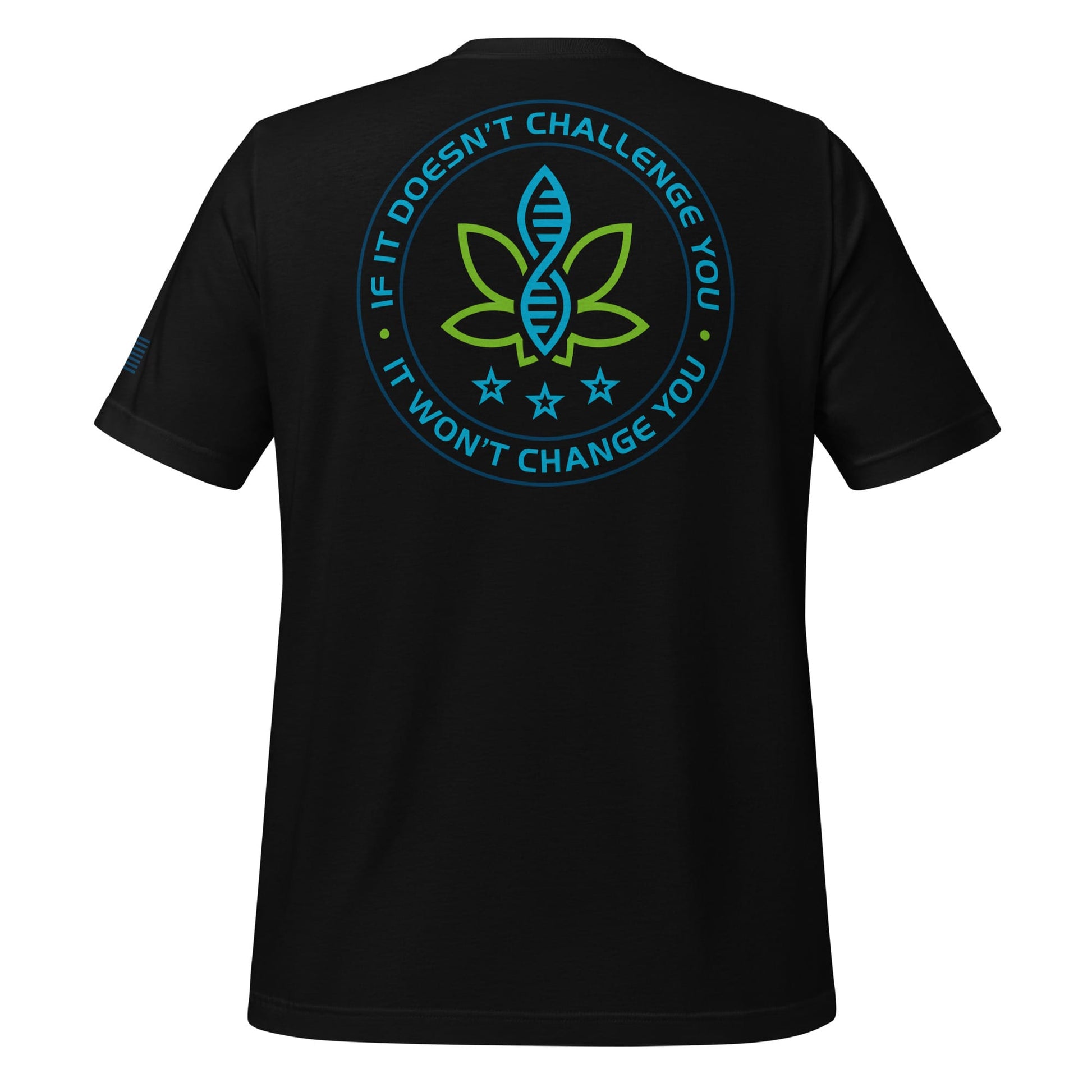 CannaTape Sport T-SHIRT CannaTape Sport, Resolve Logo Tee — Onyx | Black Graphic T-Shirt Transdermal CBD best for pain and sore