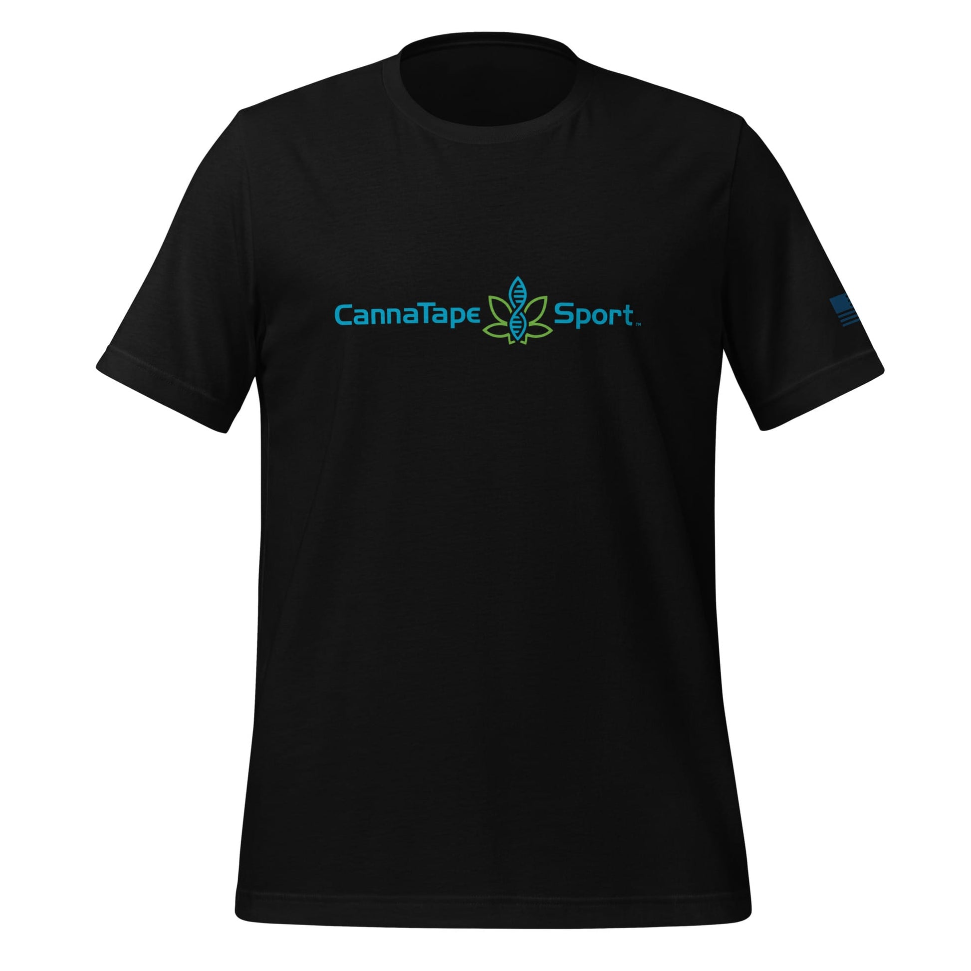 CannaTape Sport T-SHIRT CannaTape Sport, Resolve Logo Tee — Onyx | Black Graphic T-Shirt Transdermal CBD best for pain and sore