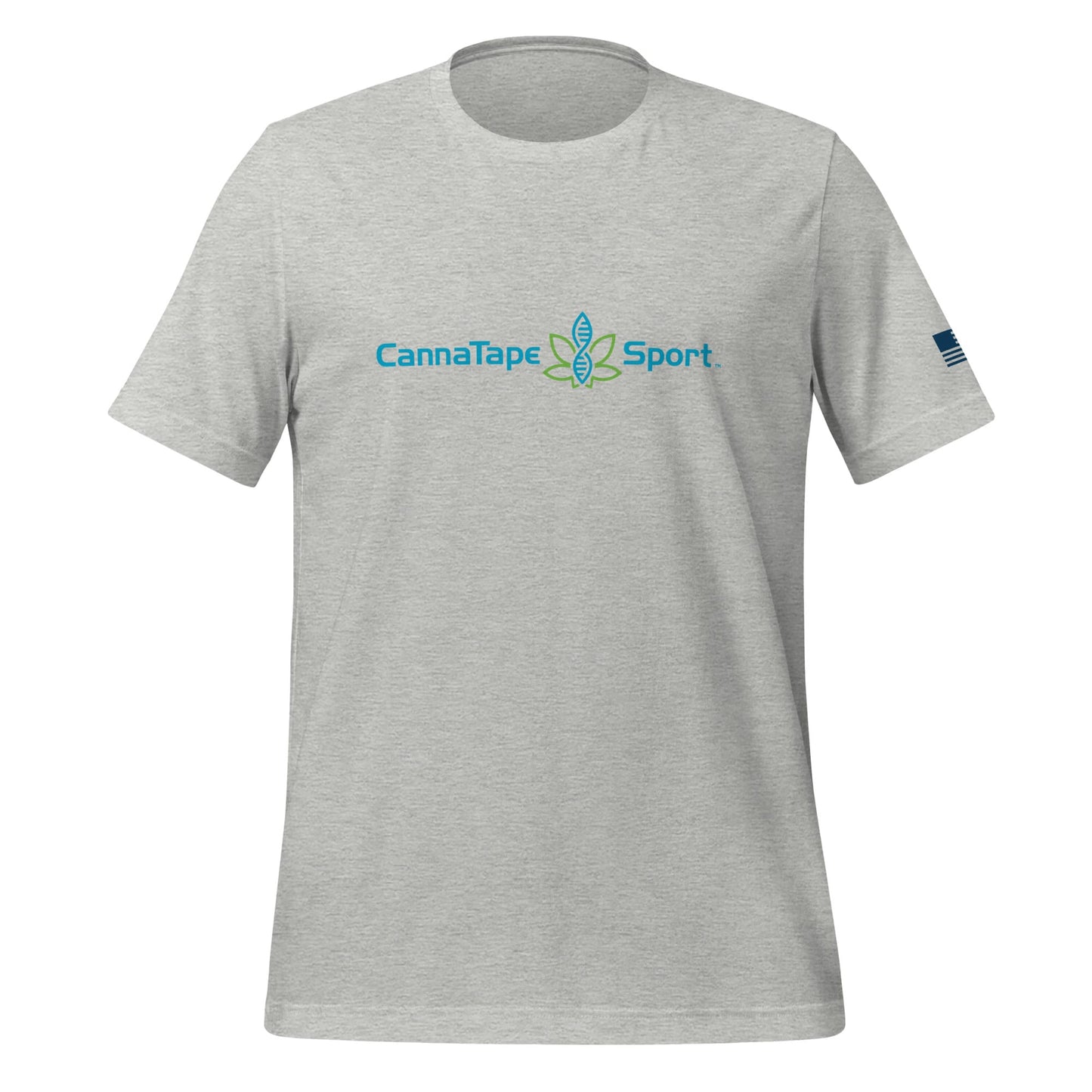 CannaTape Sport T-SHIRT CannaTape Sport, Resolve Logo Tee — Steel | Gray Graphic T-Shirt Transdermal CBD best for pain and sore