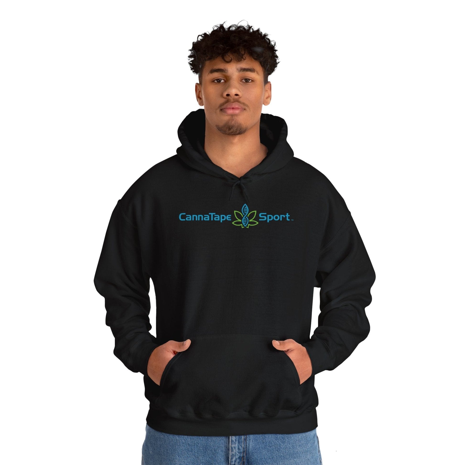 Printify Hoodie CannaTape Sport Basic Hoodie Transdermal CBD best for pain and sore