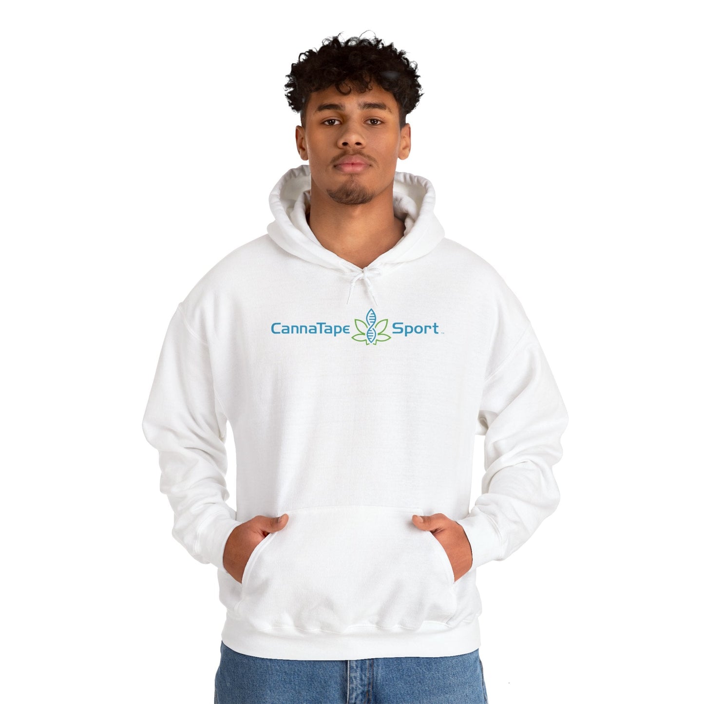 Printify Hoodie CannaTape Sport Basic Hoodie Transdermal CBD best for pain and sore