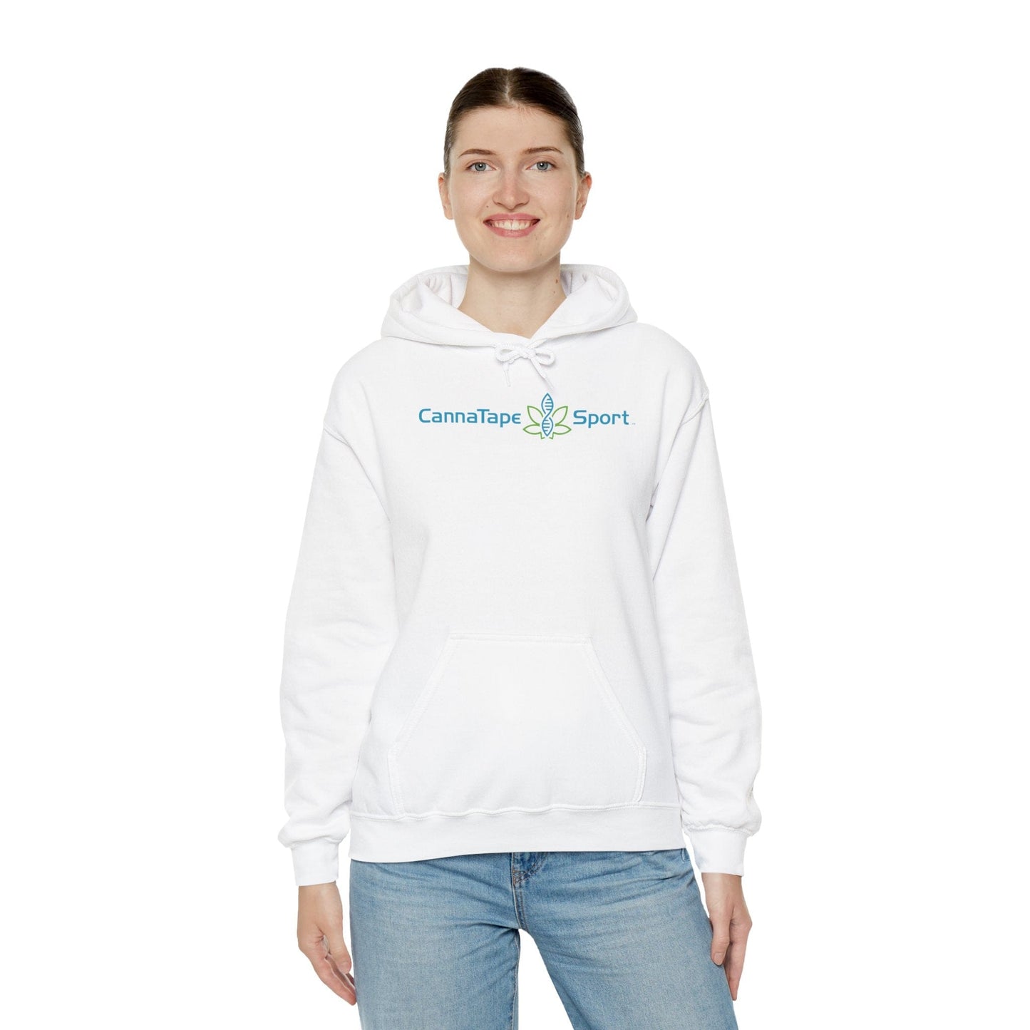 Printify Hoodie CannaTape Sport Basic Hoodie Transdermal CBD best for pain and sore