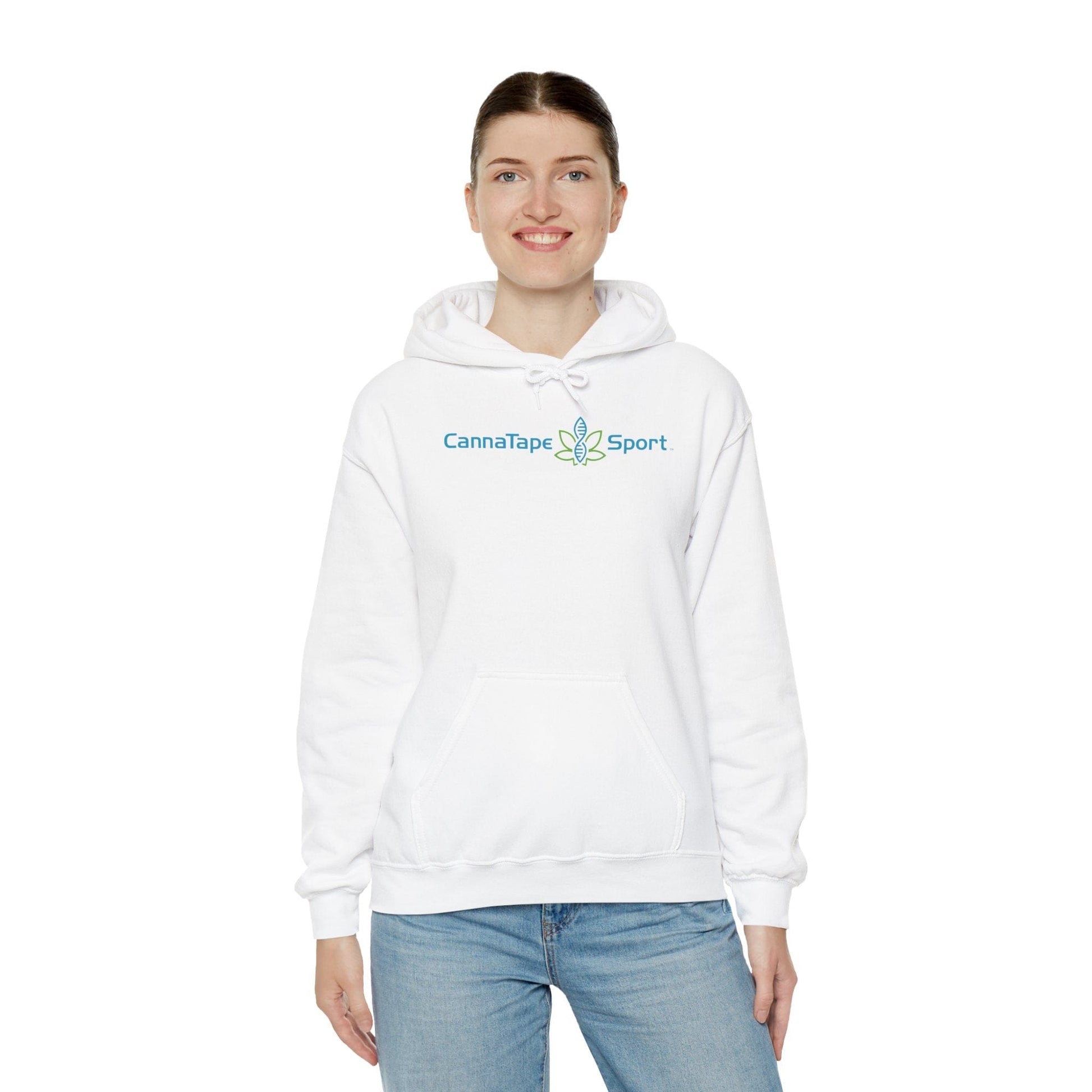Printify Hoodie CannaTape Sport Basic Hoodie Transdermal CBD best for pain and sore