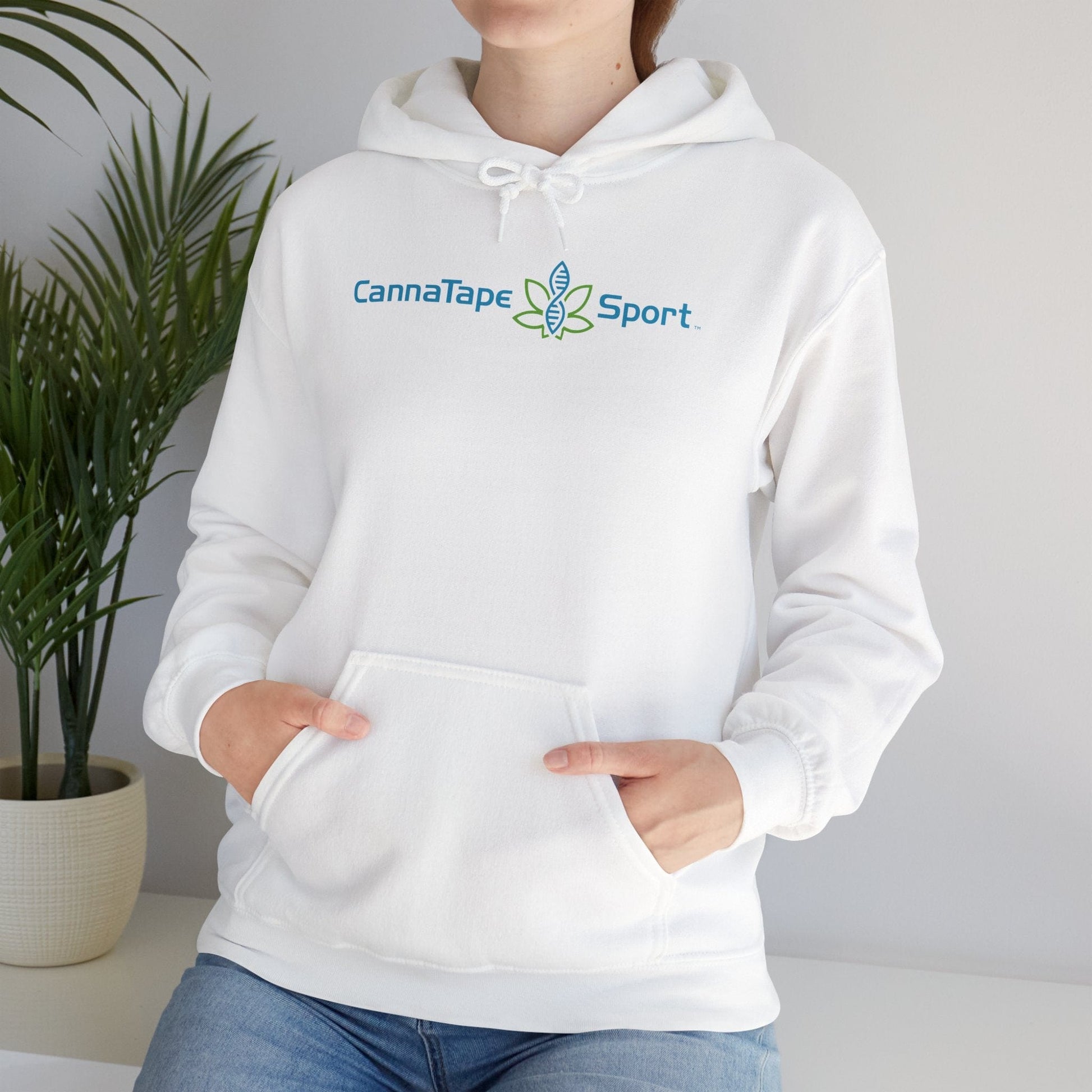 Printify Hoodie CannaTape Sport Basic Hoodie Transdermal CBD best for pain and sore