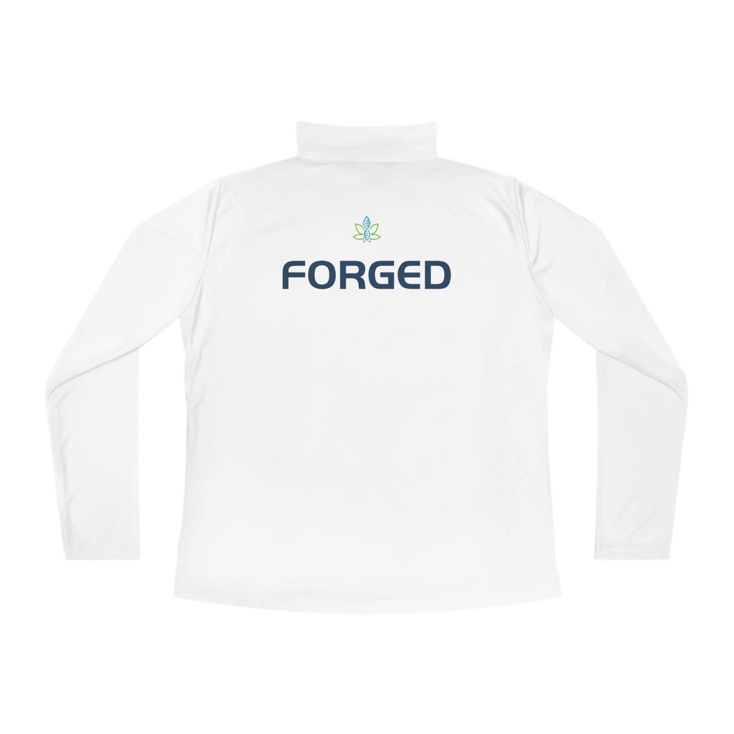 Printify Long-sleeve CannaTape Sport Ladies Quarter-Zip Forged Pullover Transdermal CBD best for pain and sore