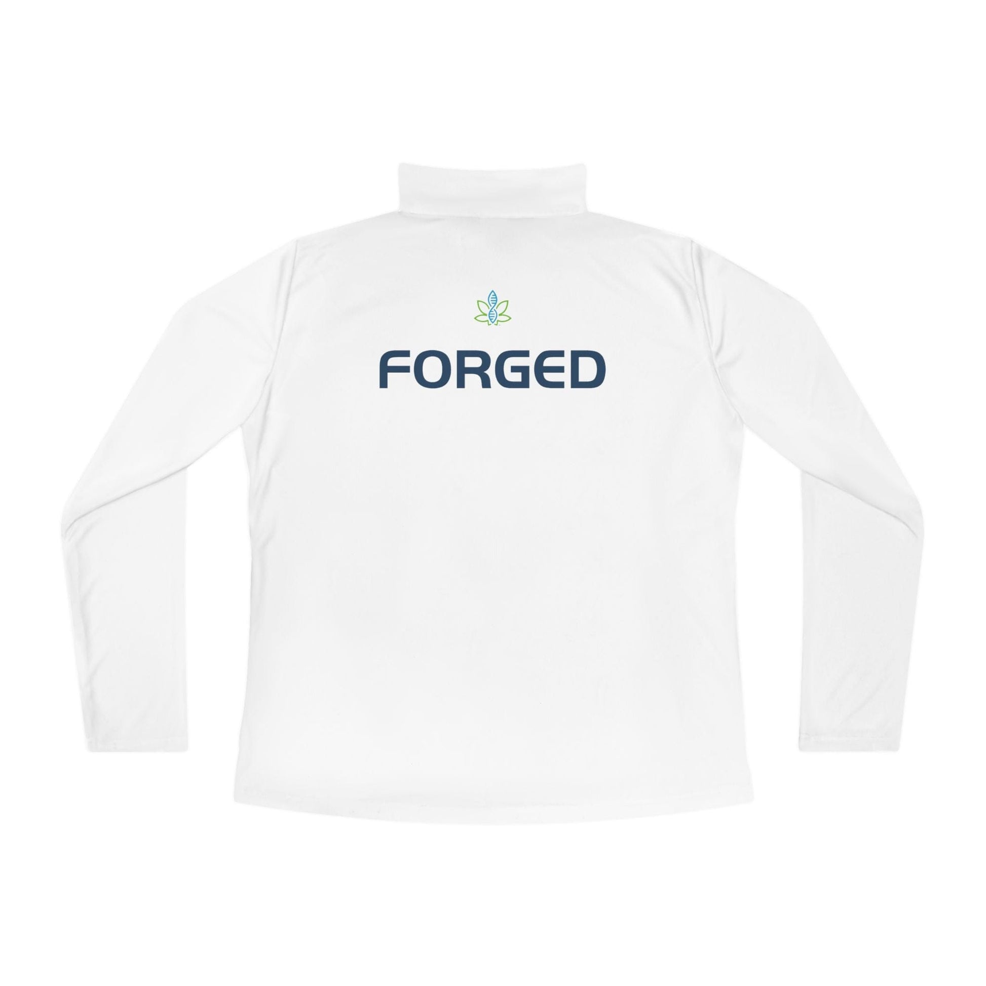 Printify Long-sleeve CannaTape Sport Ladies Quarter-Zip Forged Pullover Transdermal CBD best for pain and sore