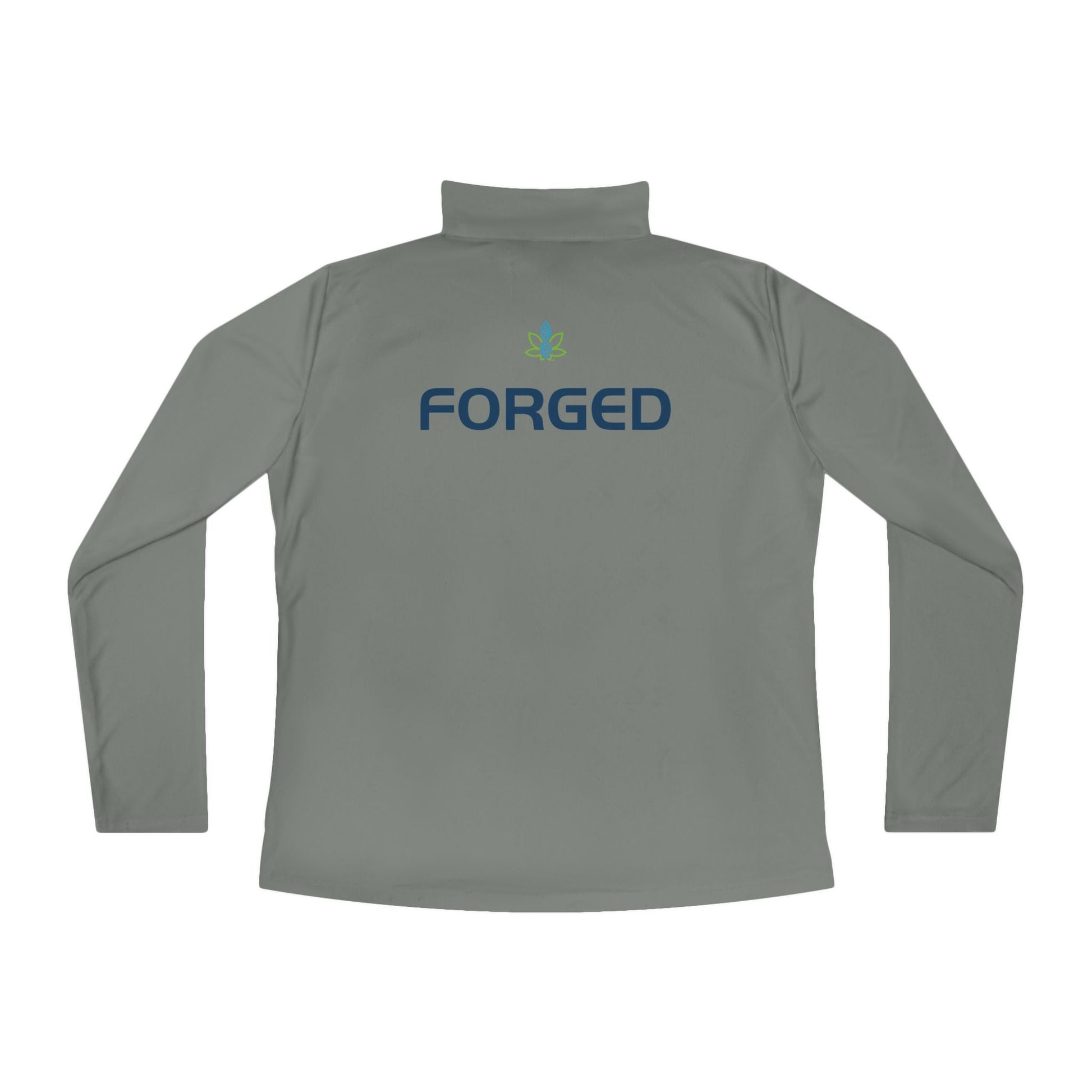 Printify Long-sleeve CannaTape Sport Ladies Quarter-Zip Forged Pullover Transdermal CBD best for pain and sore