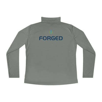 Printify Long-sleeve CannaTape Sport Ladies Quarter-Zip Forged Pullover Transdermal CBD best for pain and sore