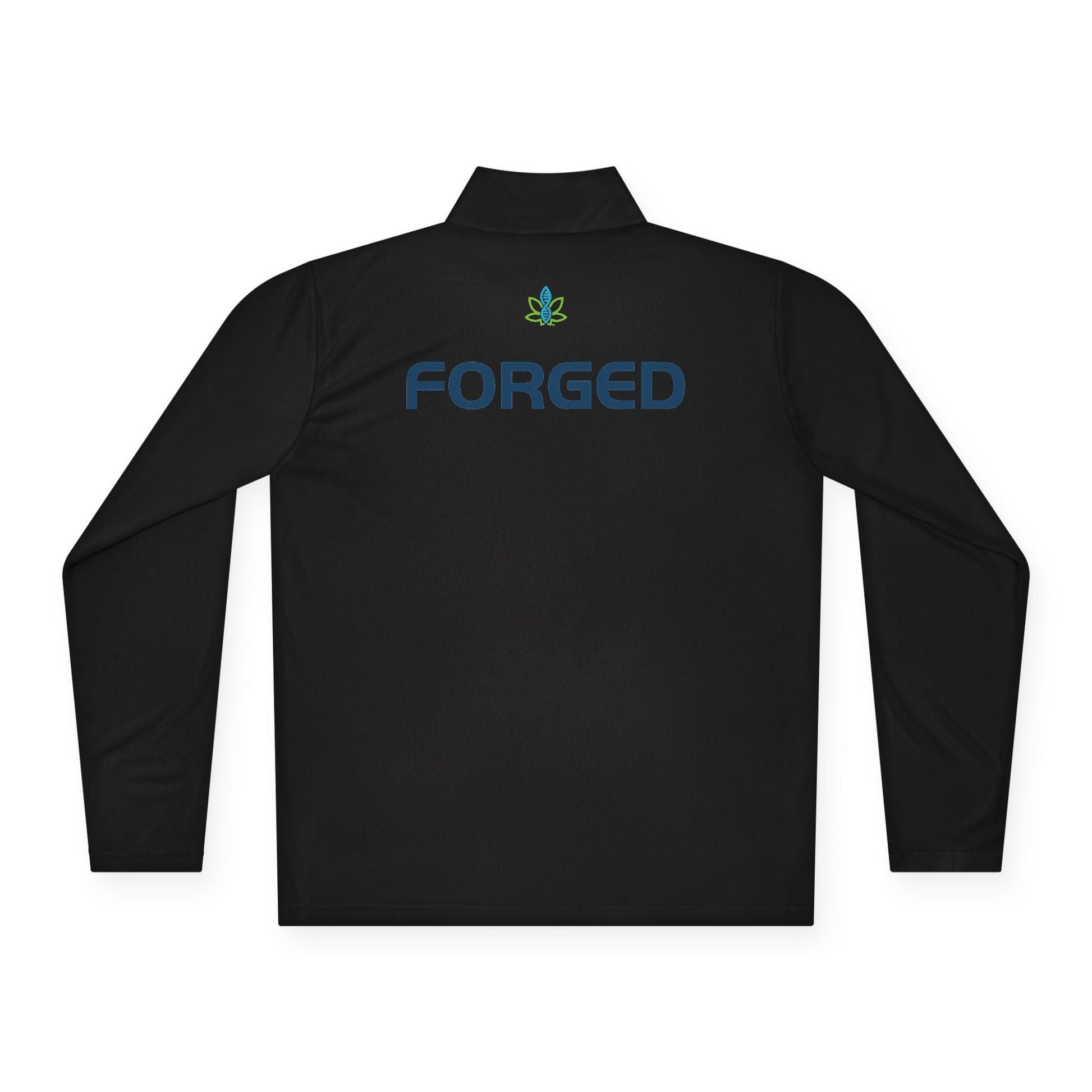Printify Long-sleeve CannaTape Sport Quarter-Zip Forged Pullover - Unisex Transdermal CBD best for pain and sore
