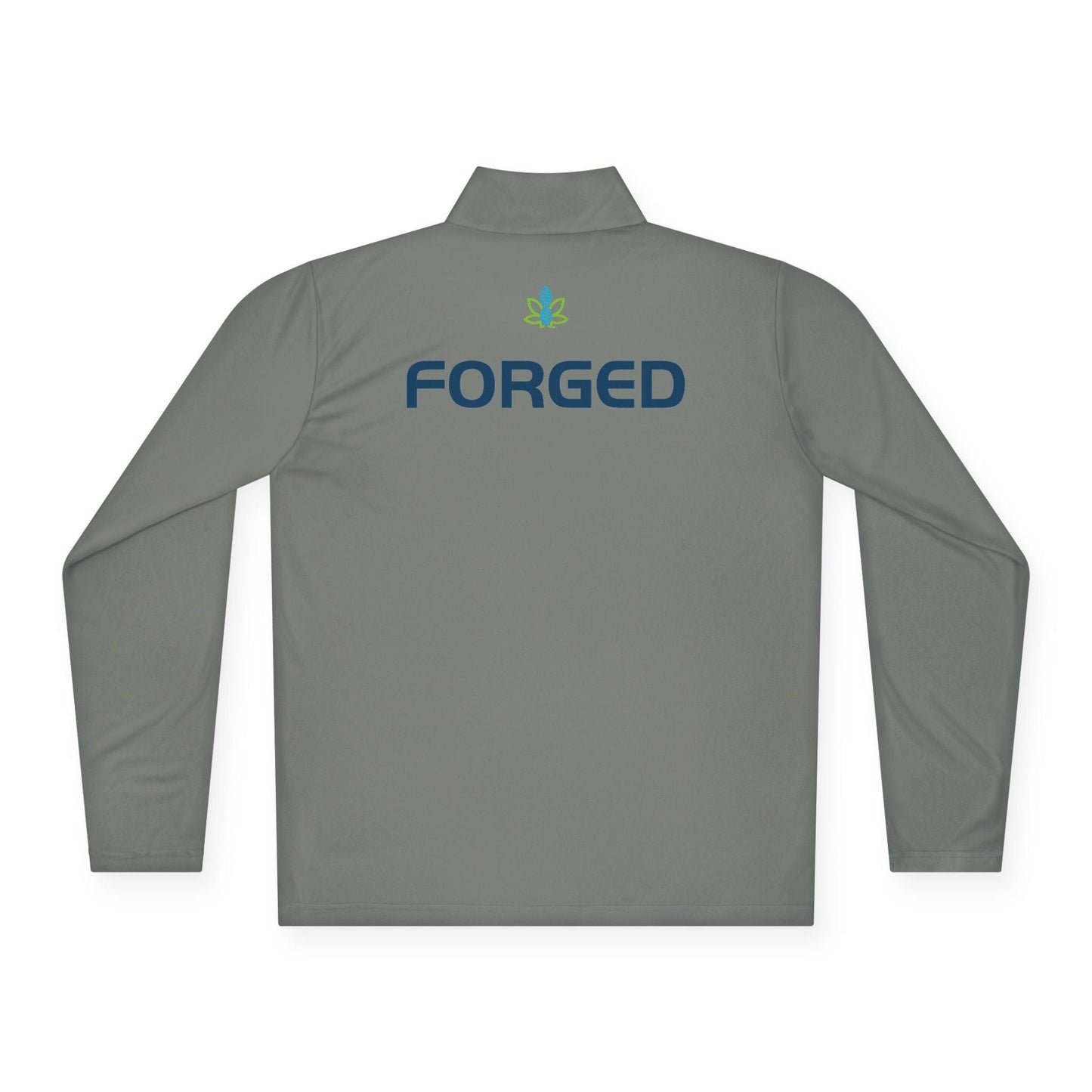 Printify Long-sleeve CannaTape Sport Quarter-Zip Forged Pullover - Unisex Transdermal CBD best for pain and sore