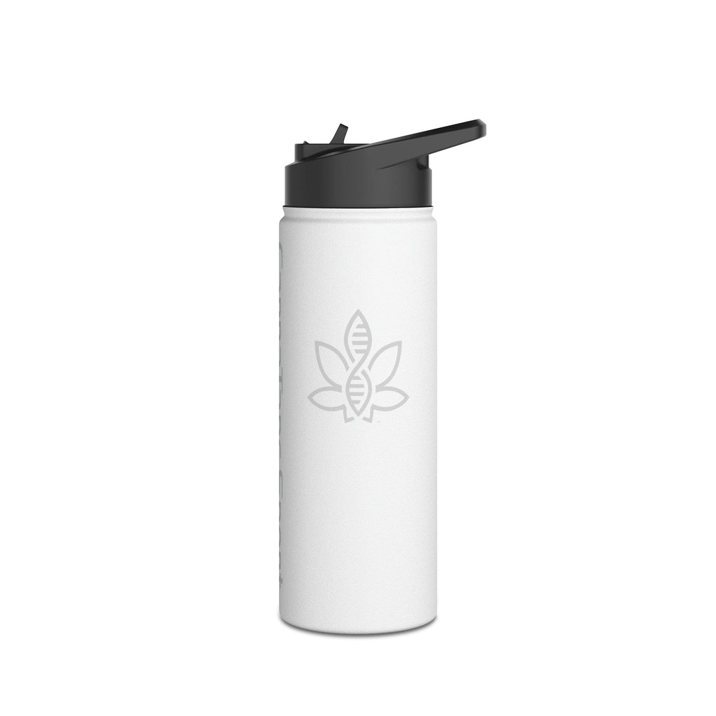 Printify Mug 18oz / White CannaTape Sport, Whiteout Stainless Steel Water Bottle 12oz, 18oz or 32oz, Standard Lid Transdermal CBD best for pain and sore