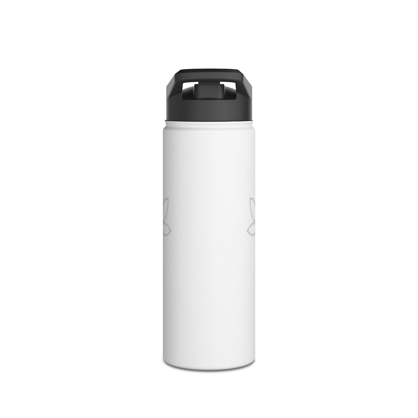 Printify Mug CannaTape Sport, Whiteout Stainless Steel Water Bottle 12oz, 18oz or 32oz, Standard Lid Transdermal CBD best for pain and sore