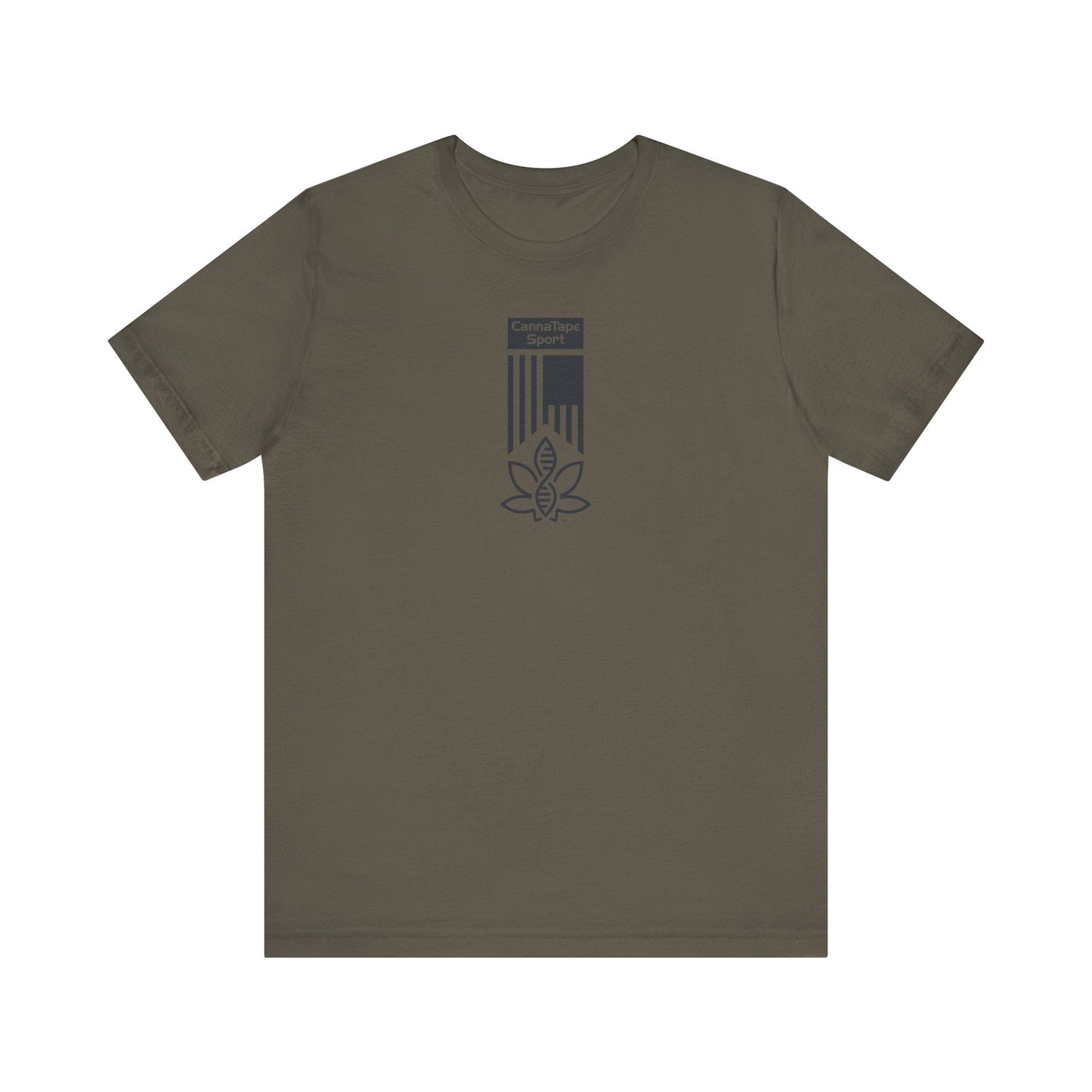 Printify T-Shirt Army / S CannaTape Sport Basic Patriot Tee - Unisex Transdermal CBD best for pain and sore