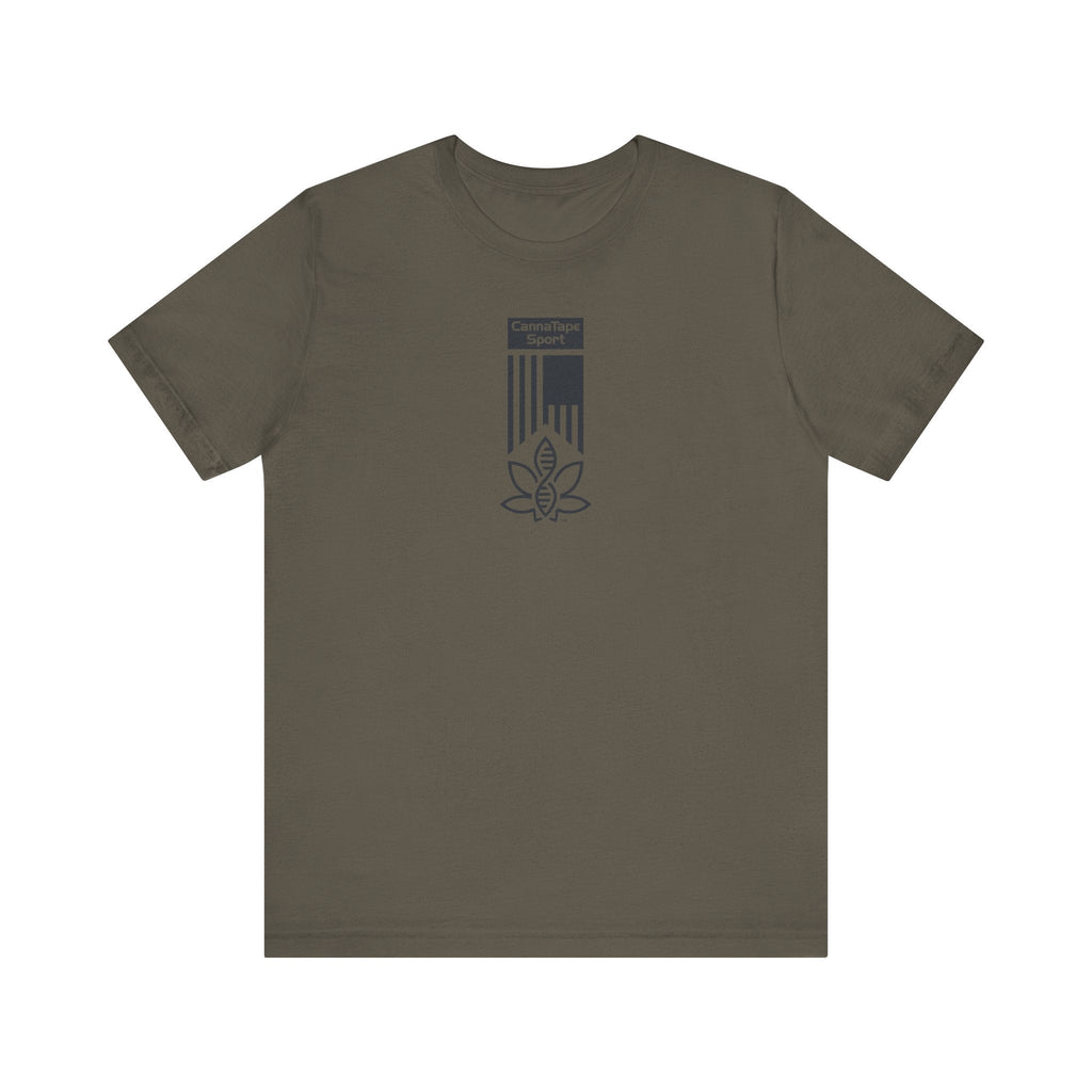 Printify T-Shirt Army / S CannaTape Sport Basic Patriot Tee - Unisex Transdermal CBD best for pain and sore