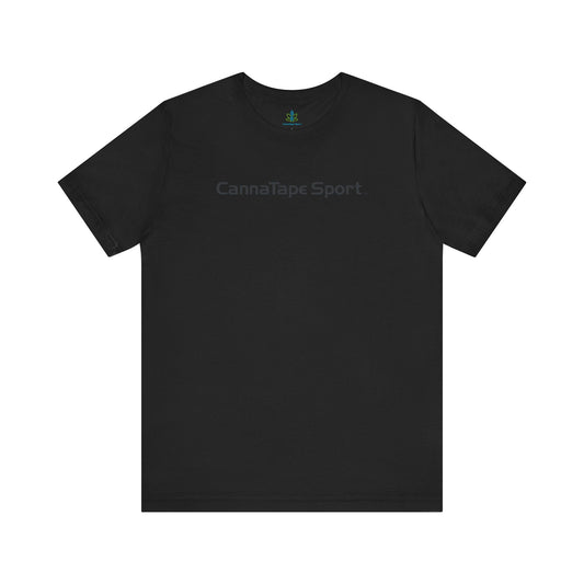 Printify T-Shirt Black / S CannaTape Sport Basic Black Out Tee - Unisex Transdermal CBD best for pain and sore