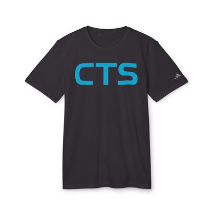 Printify T-Shirt Black / S CTS, CannaTape Blue Adidas Unisex Sport T-shirt Transdermal CBD best for pain and sore
