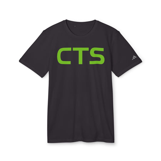 Printify T-Shirt Black / S CTS, CannaTape Green Adidas Unisex Sport T-shirt Transdermal CBD best for pain and sore
