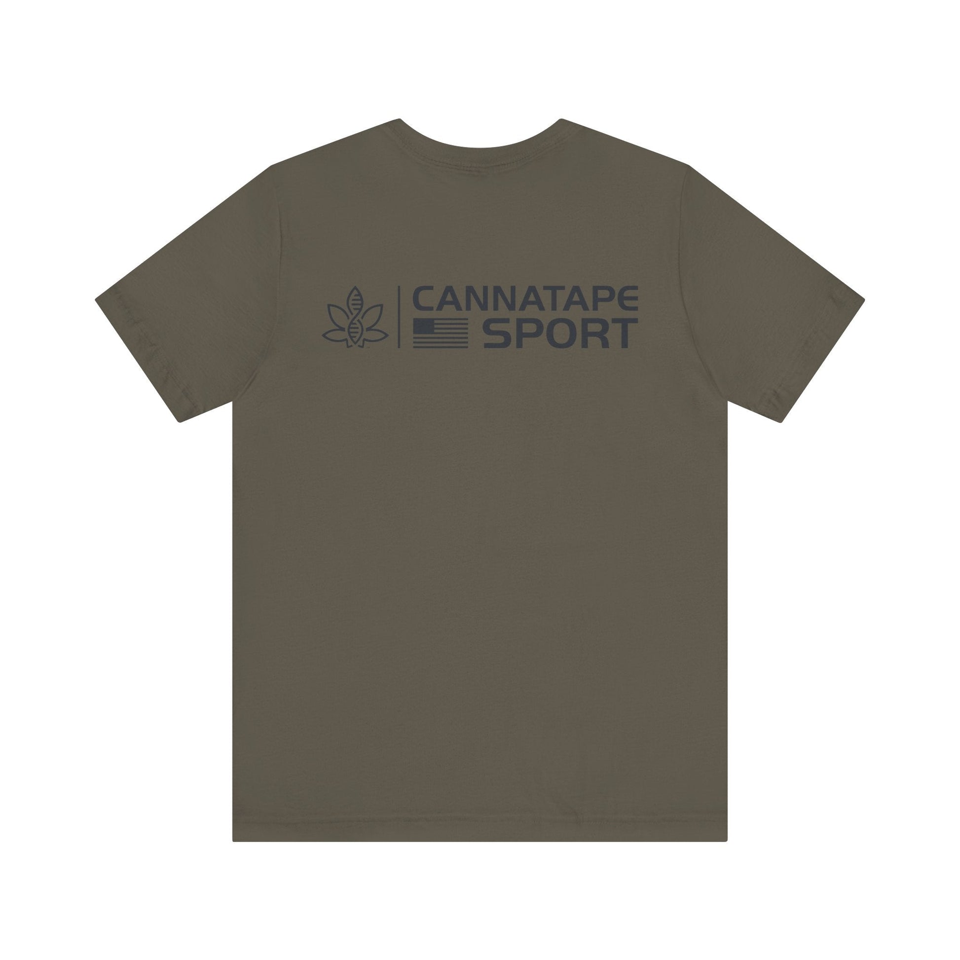 Printify T-Shirt CannaTape Sport Basic Patriot Tee - Unisex Transdermal CBD best for pain and sore