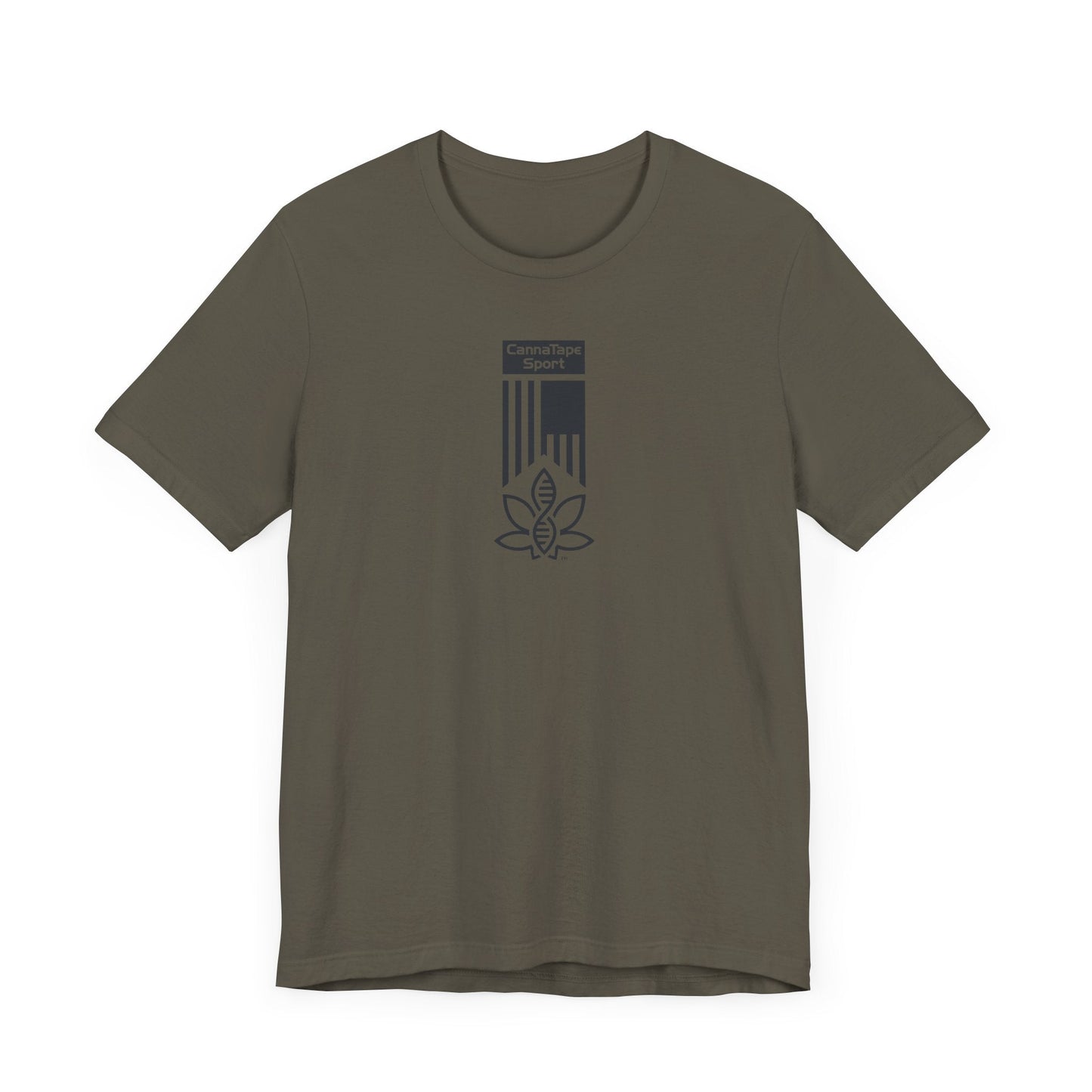 Printify T-Shirt CannaTape Sport Basic Patriot Tee - Unisex Transdermal CBD best for pain and sore
