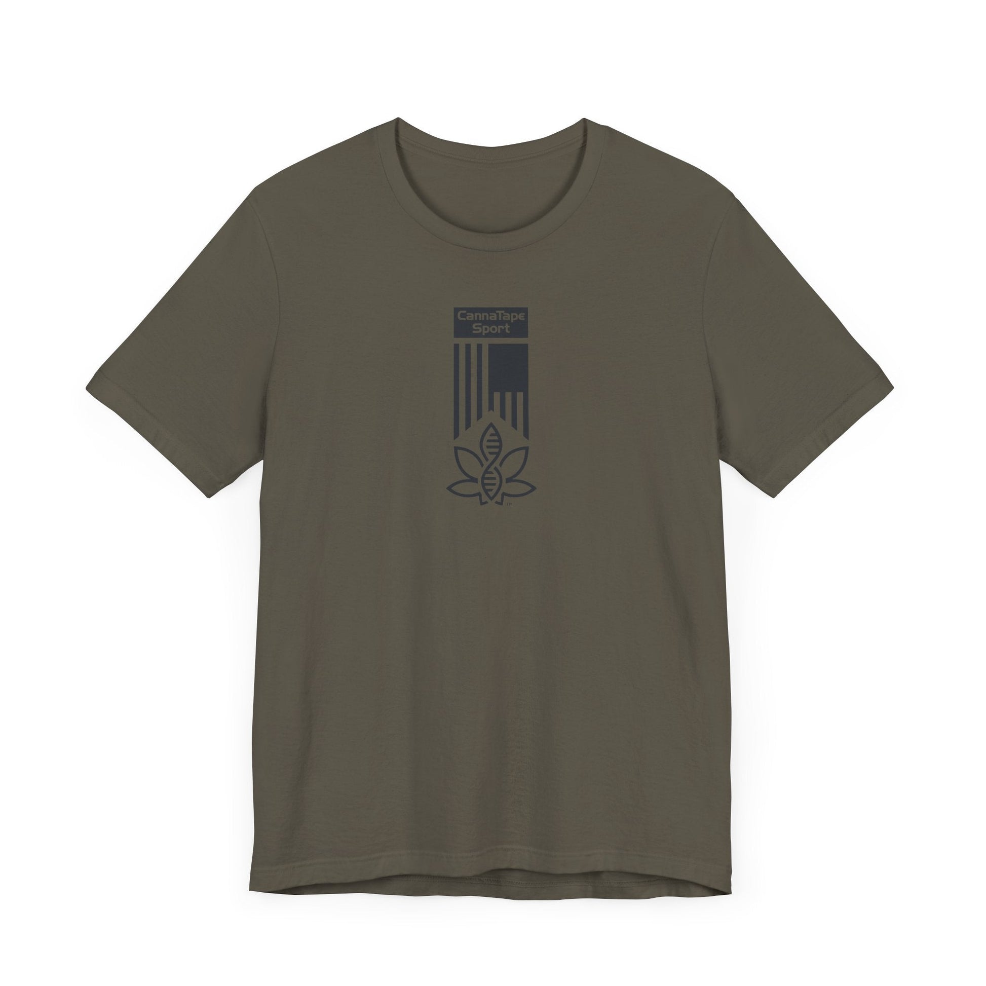 Printify T-Shirt CannaTape Sport Basic Patriot Tee - Unisex Transdermal CBD best for pain and sore