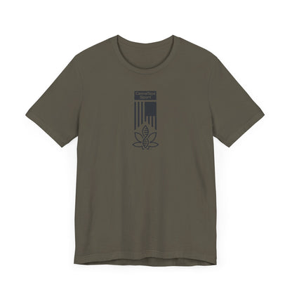Printify T-Shirt CannaTape Sport Basic Patriot Tee - Unisex Transdermal CBD best for pain and sore
