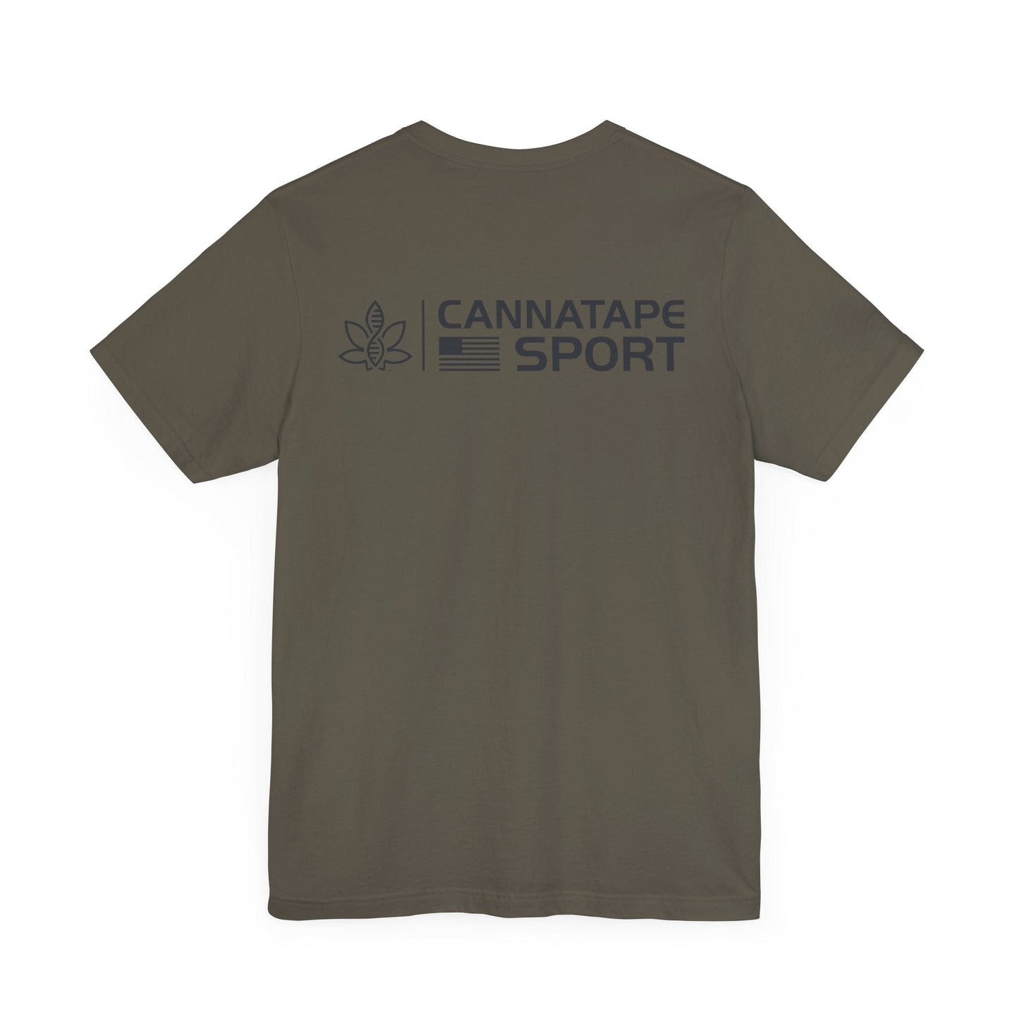 Printify T-Shirt CannaTape Sport Basic Patriot Tee - Unisex Transdermal CBD best for pain and sore