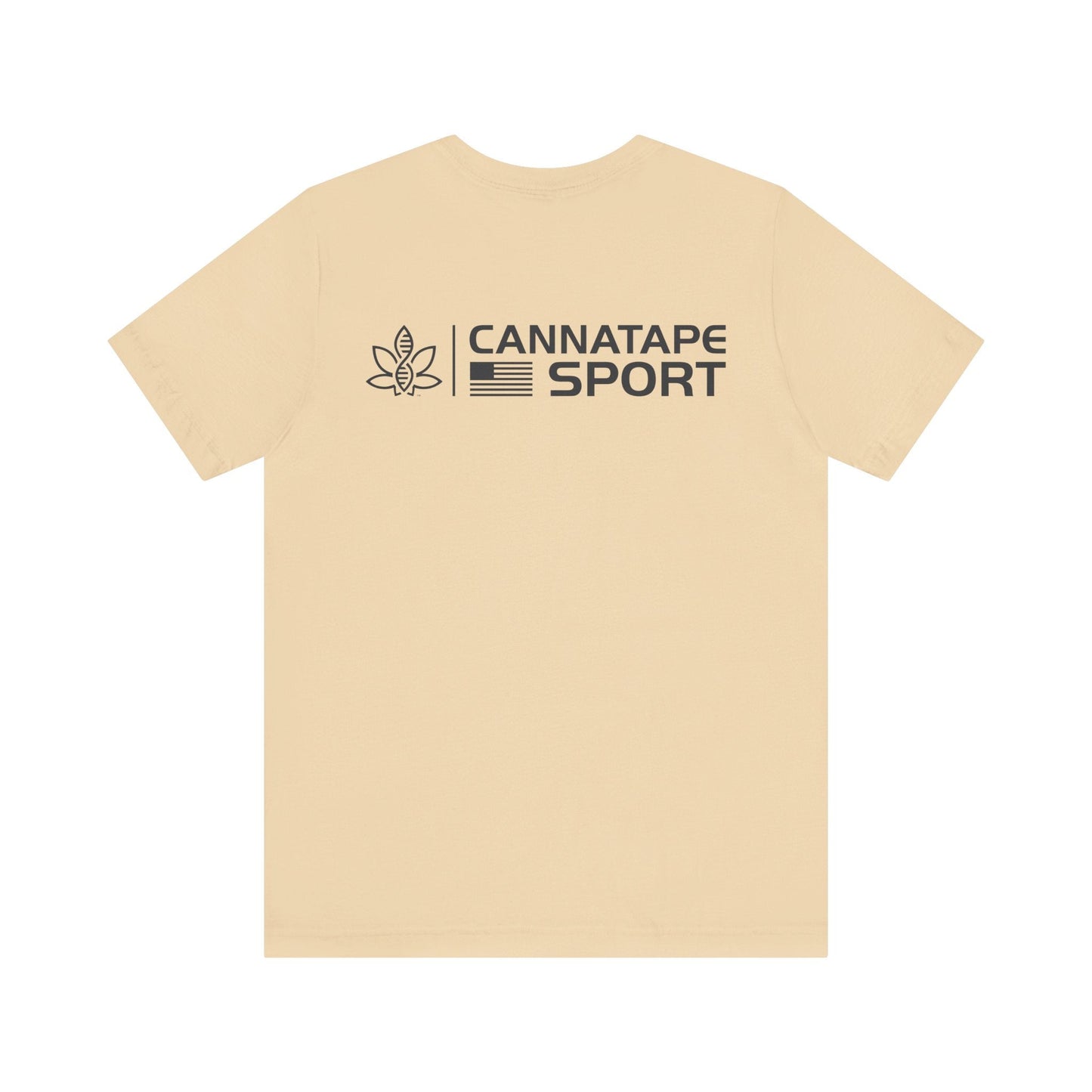 Printify T-Shirt CannaTape Sport Basic Patriot Tee - Unisex Transdermal CBD best for pain and sore
