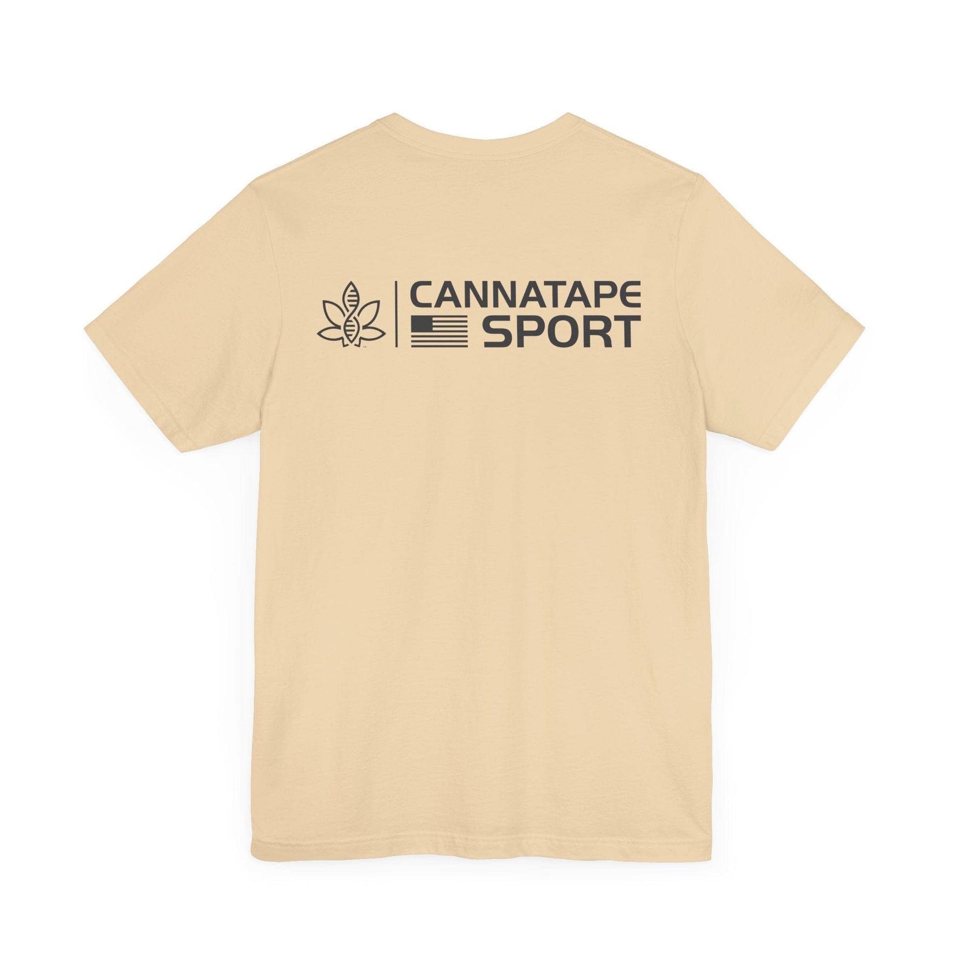 Printify T-Shirt CannaTape Sport Basic Patriot Tee - Unisex Transdermal CBD best for pain and sore