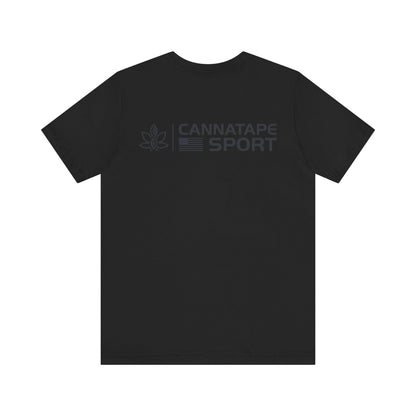 Printify T-Shirt CannaTape Sport Basic Patriot Tee - Unisex Transdermal CBD best for pain and sore